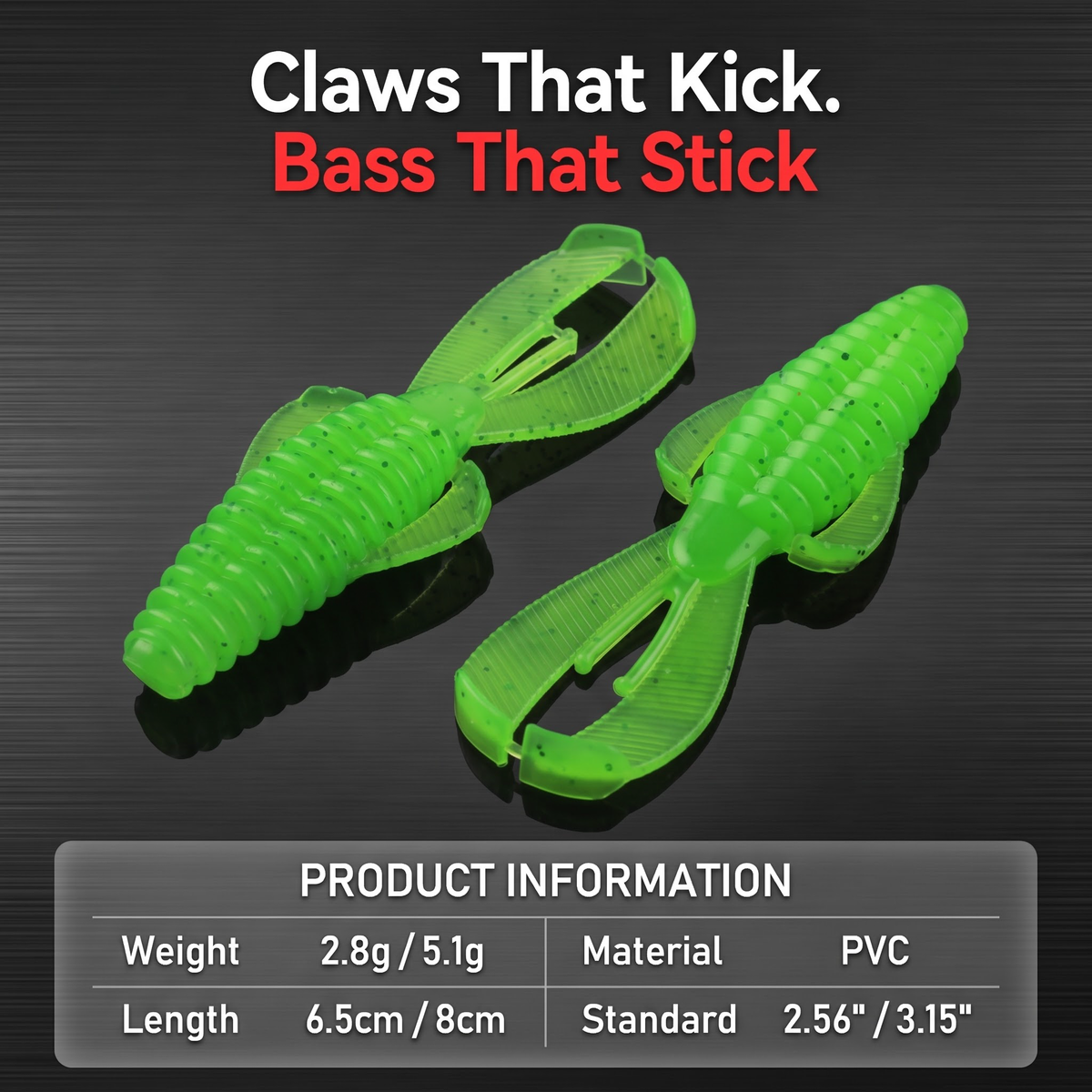 Obstacle Crawfish Soft Bait - Texas Rig Crawfish Lure