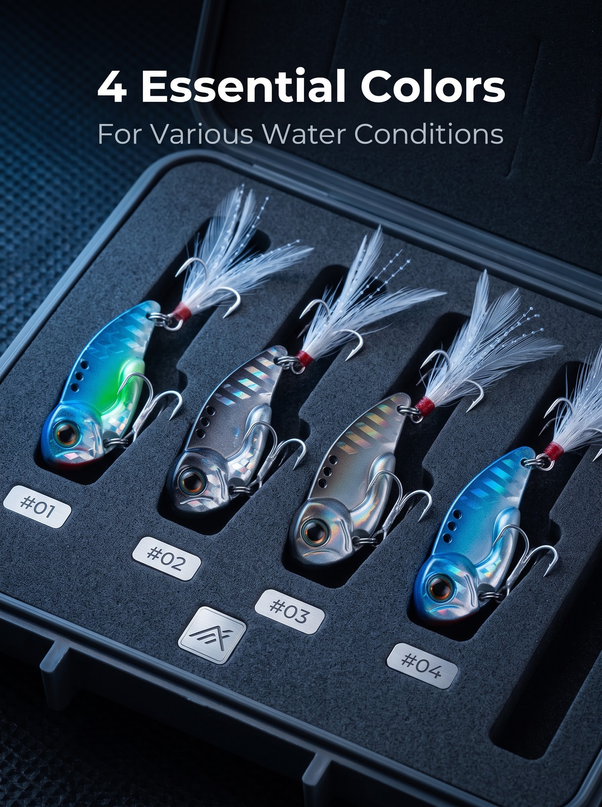 Guangyao Metal VIB AC10012 - Lead Blade Bait 8g/13g