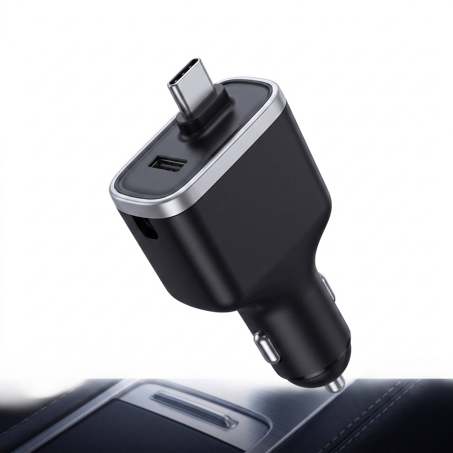 NX-07 Retractable Car Charger - 36W PD Fast Charge