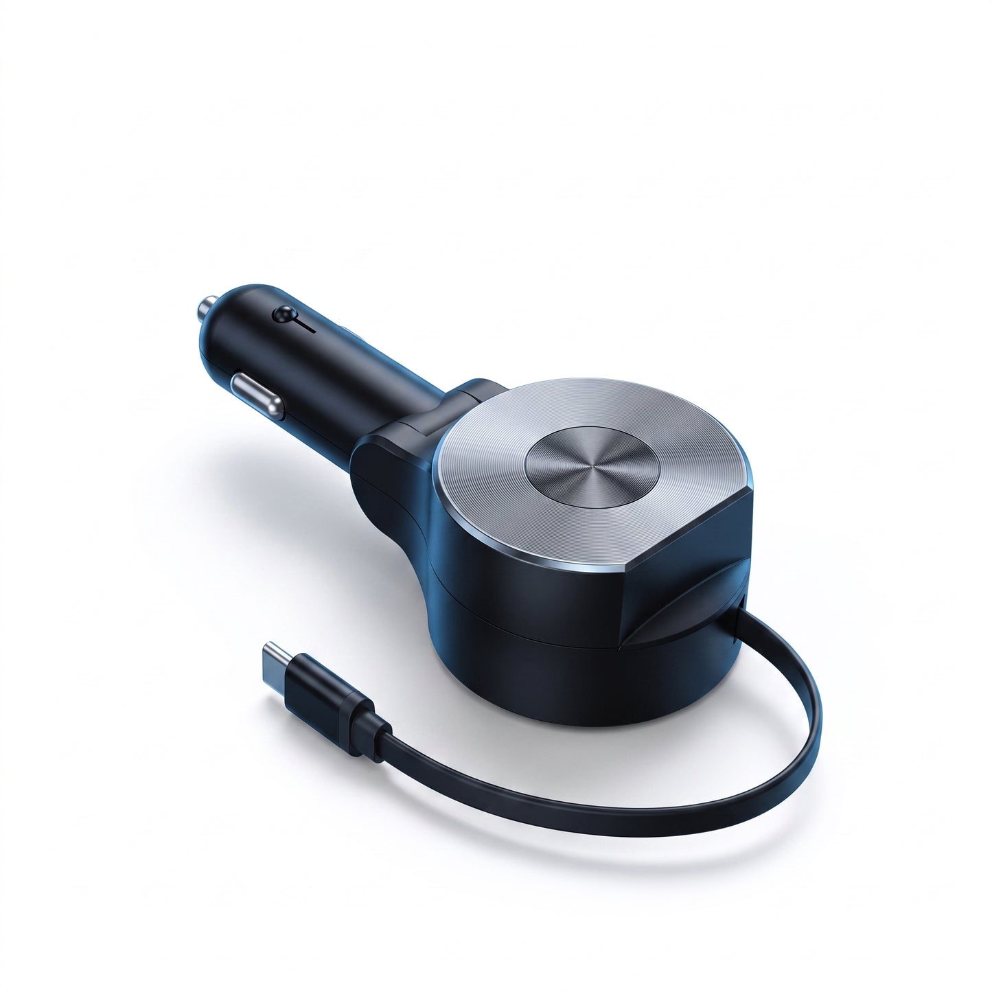 R2 Retractable Car Charger - 3-Port Fast Charging