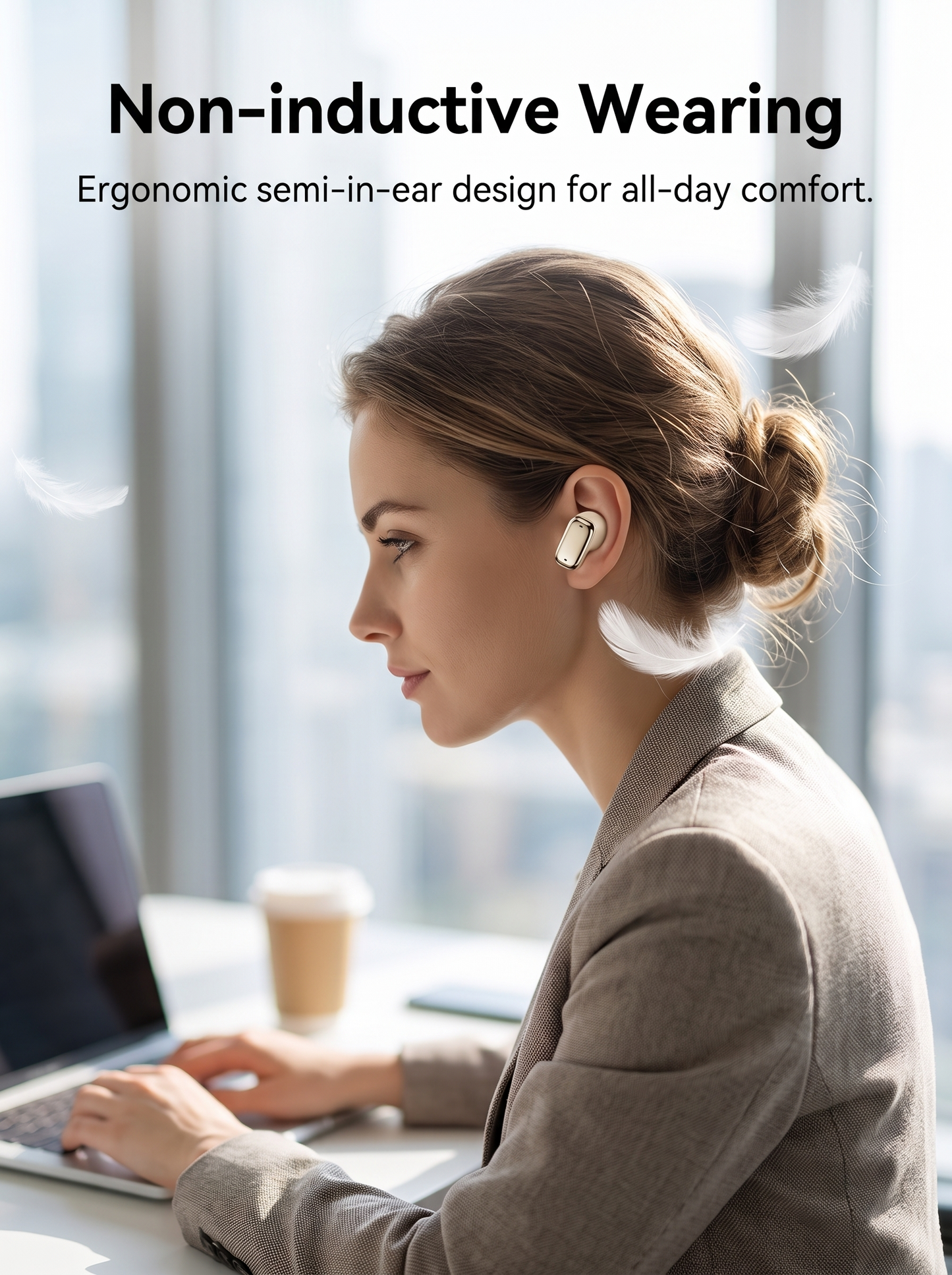 Semi‑In‑Ear TWS Wireless Earbuds with LED Digital Battery Display - IPX4 Water Resistant