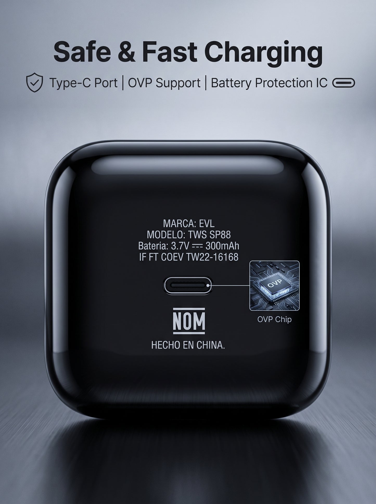 LR69 Semi-in-Ear TWS Earbuds - Bluetooth 5.3 Dual Connection