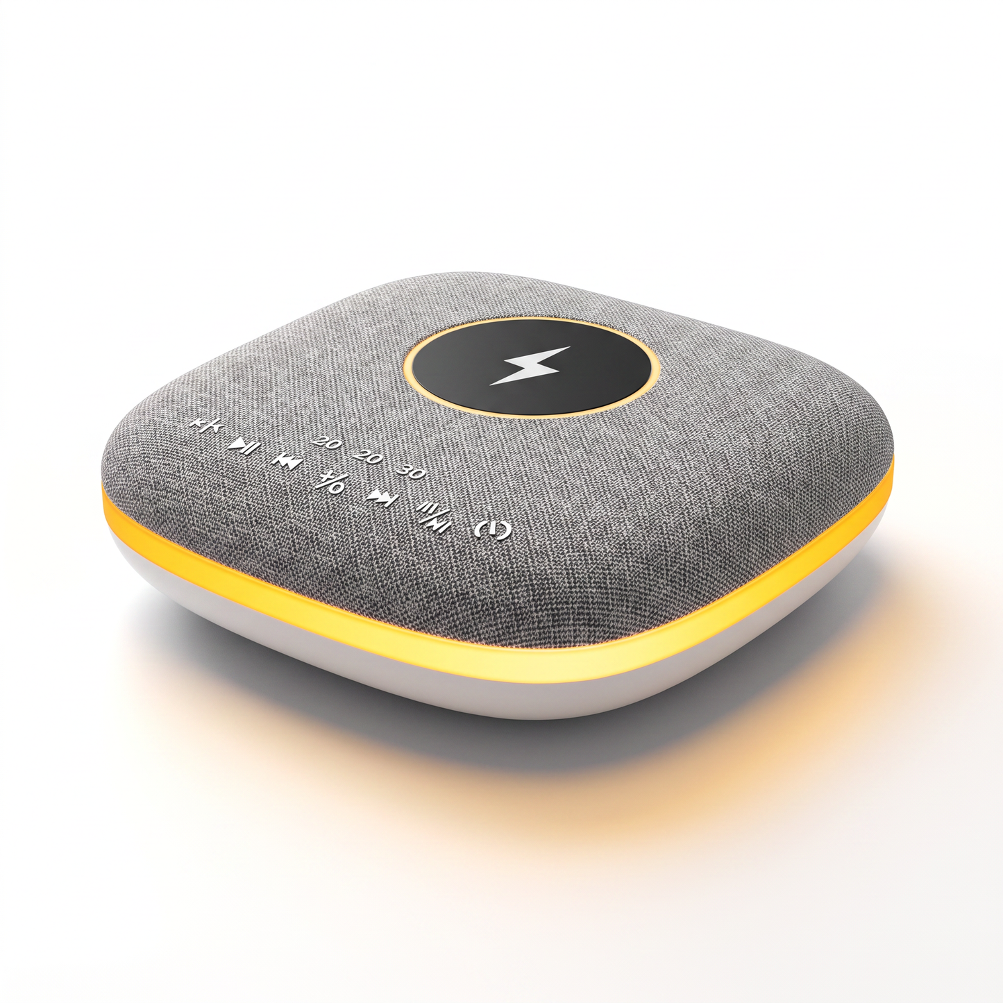 Ambient LED Bluetooth Speaker with Wireless Charging & White Noise