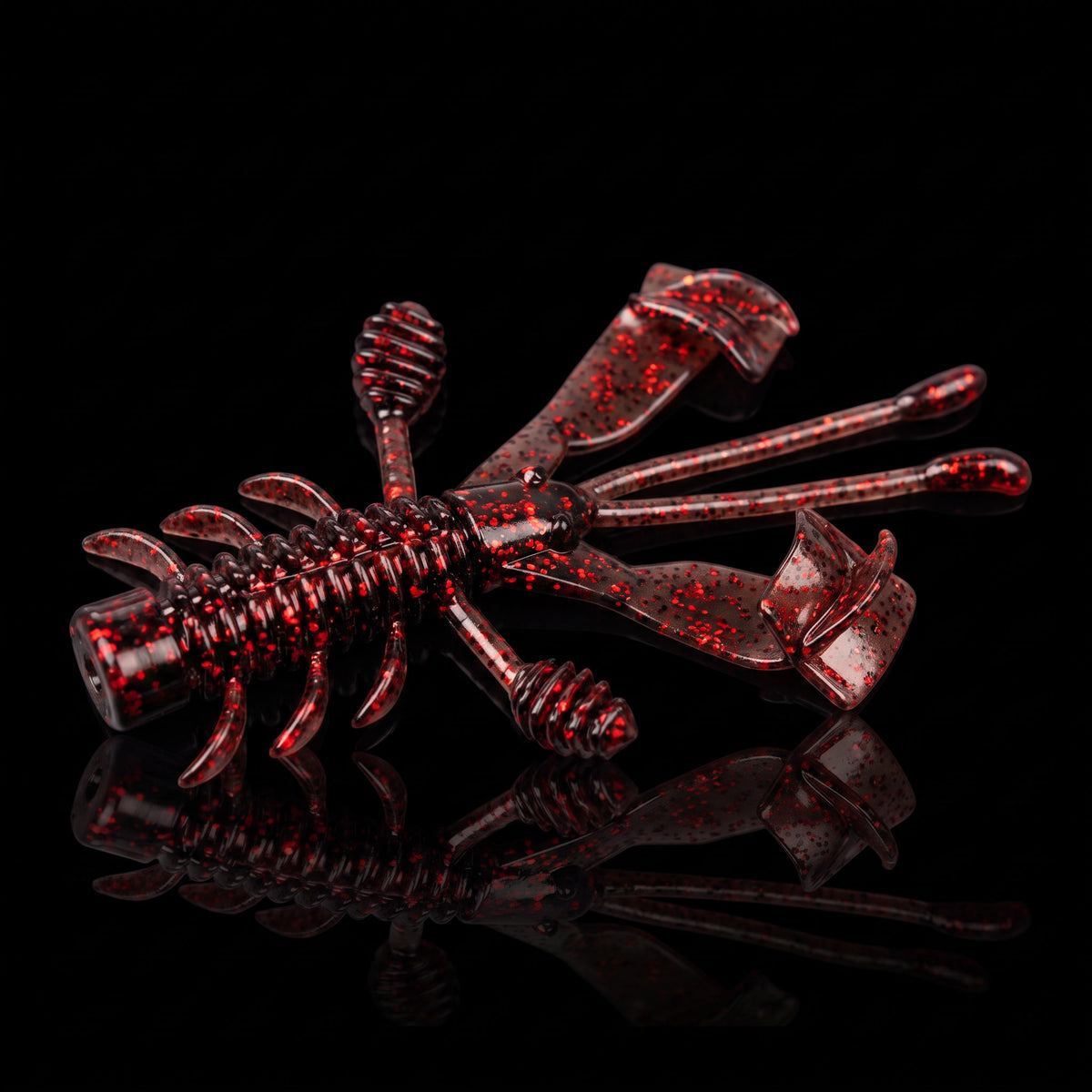 BobShrimp Floating Crayfish Soft Bait 6pc - Ned Rig Drop Shot Shrimp Lure