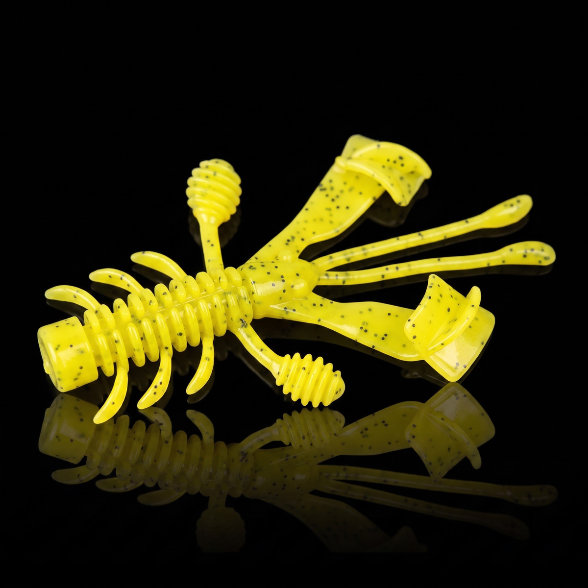 BobShrimp Floating Crayfish Soft Bait 6pc - Ned Rig Drop Shot Shrimp Lure