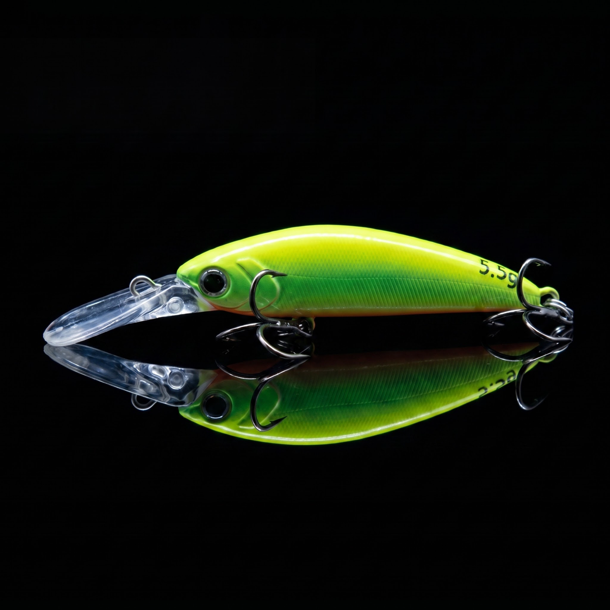 Leurre Minnow Coulant Profond - Bavette Longue Bruit Interne 5.5g/10g