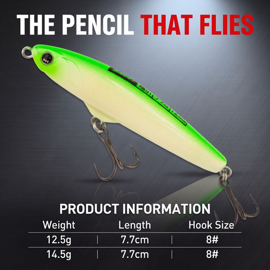 Pilot Sinking Pencil 77S - Long Cast Sinking Pencil Lure