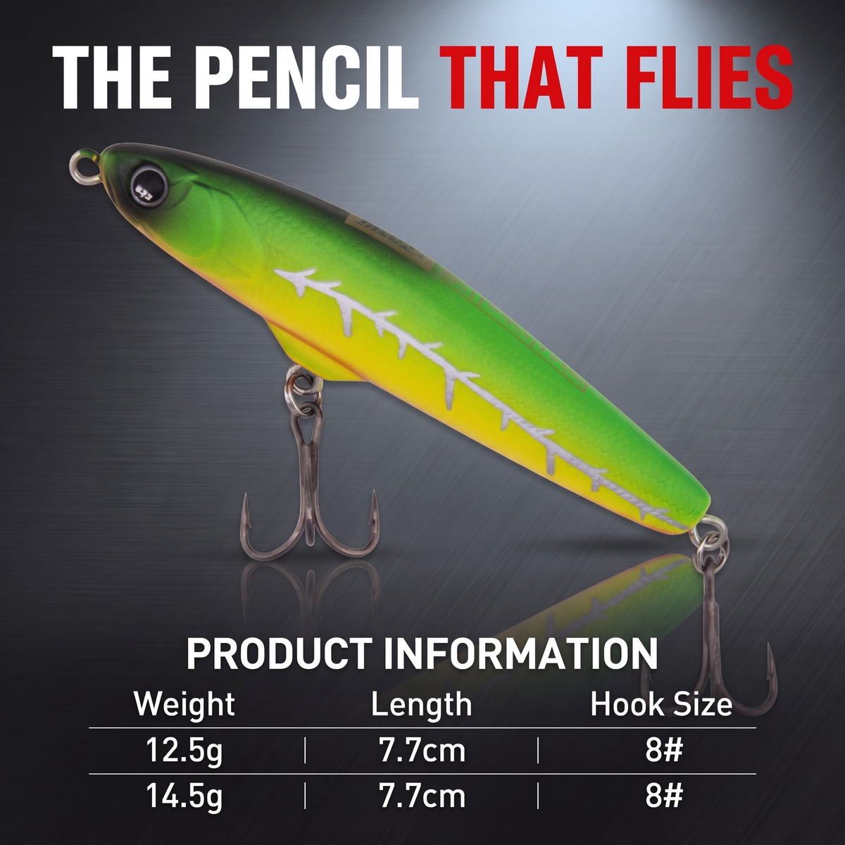 Pilot Sinking Pencil 77S - Long Cast Sinking Pencil Lure