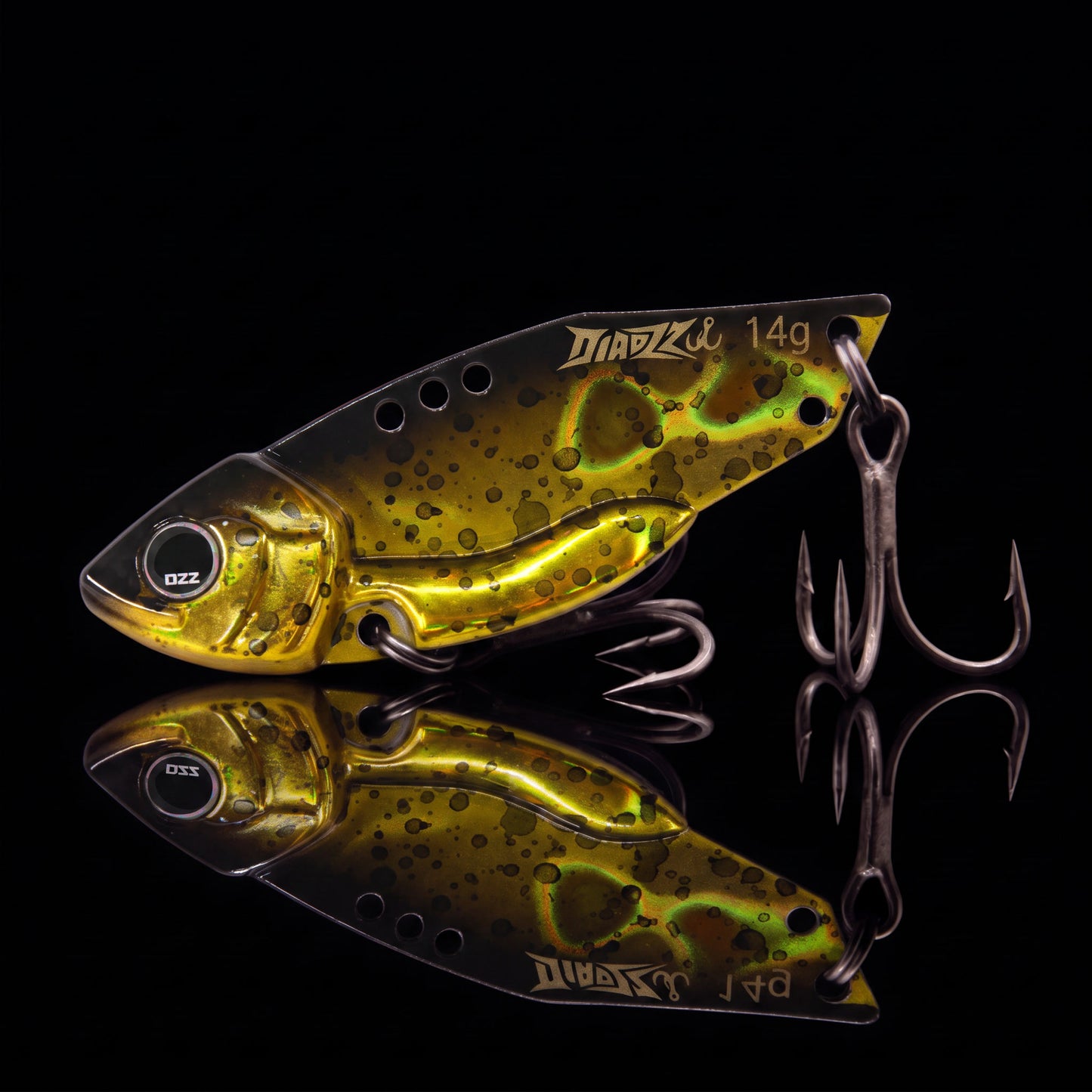 Leurre vibrant VIB Blade Bait en métal — coulée longue, plongeante, pour toutes profondeurs