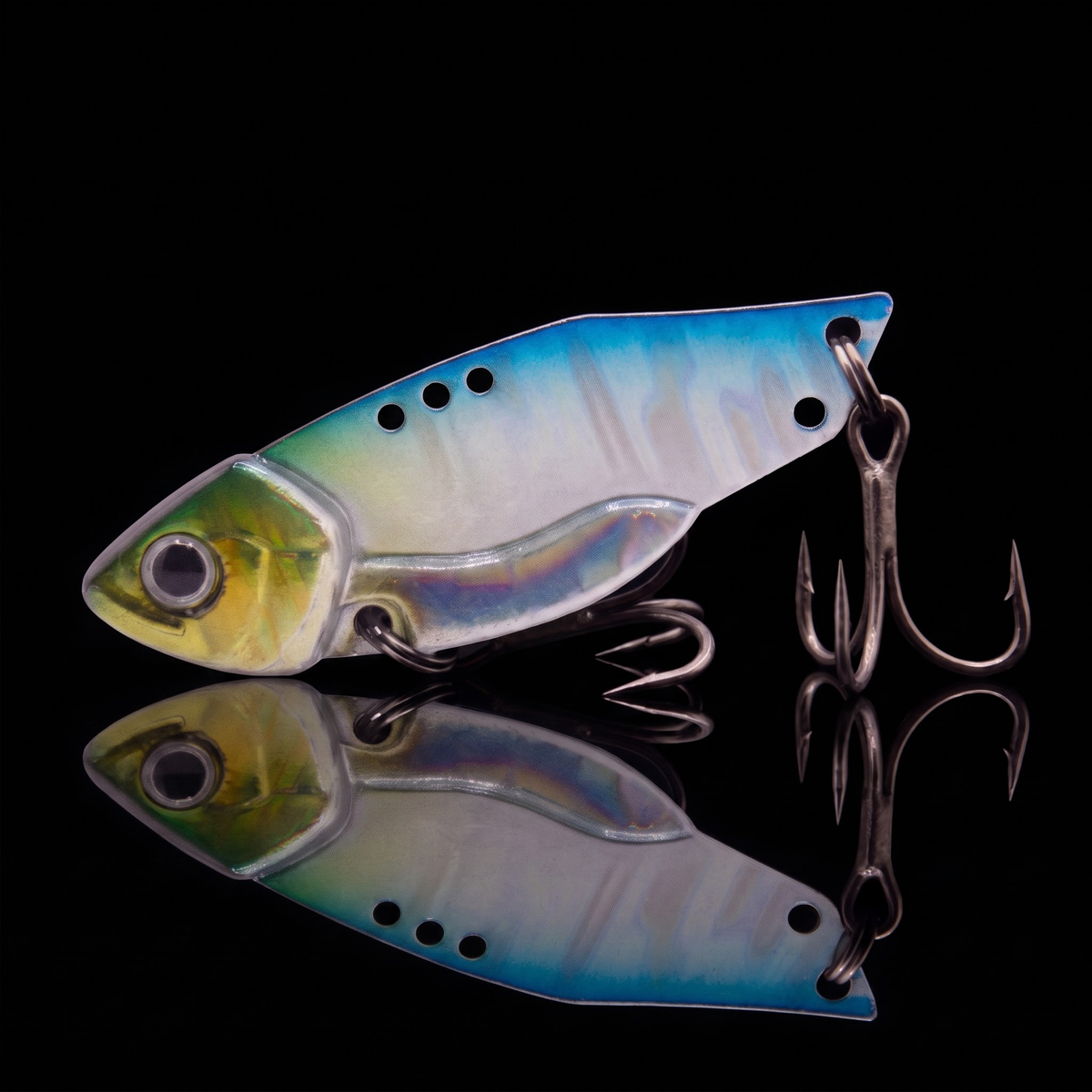 Leurre vibrant VIB Blade Bait en métal — coulée longue, plongeante, pour toutes profondeurs
