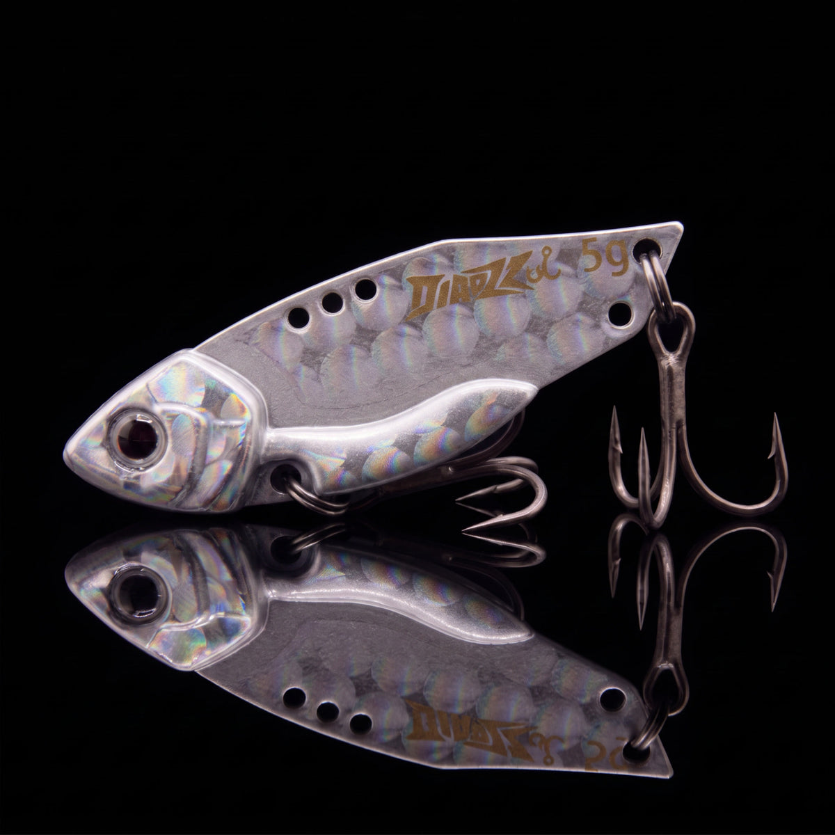Leurre vibrant VIB Blade Bait en métal — coulée longue, plongeante, pour toutes profondeurs