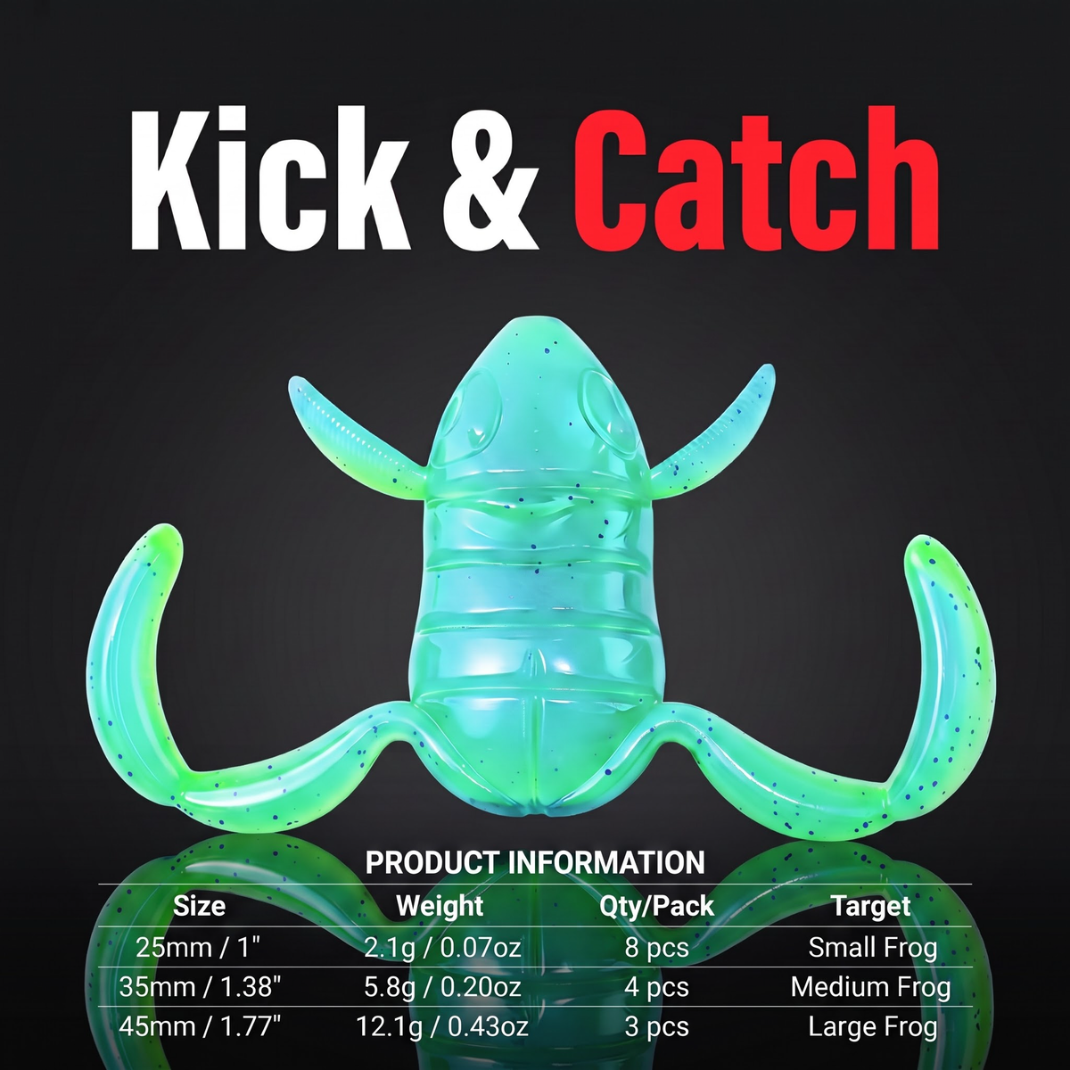Floating Frog Soft Bait — Kicking Legs Topwater Lure | Weedless