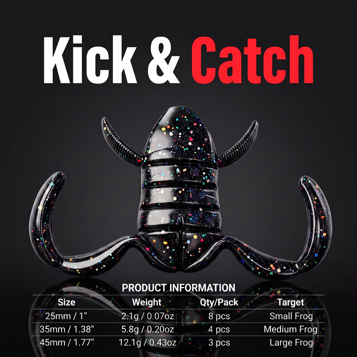 Floating Frog Soft Bait — Kicking Legs Topwater Lure | Weedless
