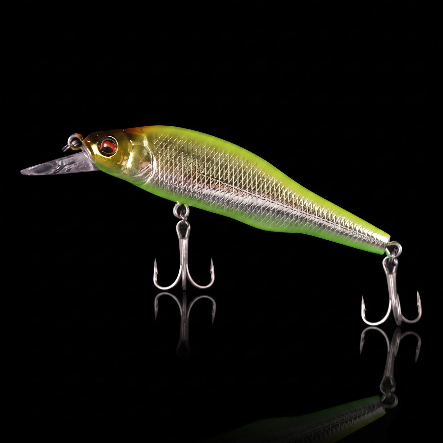 Suspending & Floating Minnow Lure - Long Casting Jerkbait Weight Transfer System