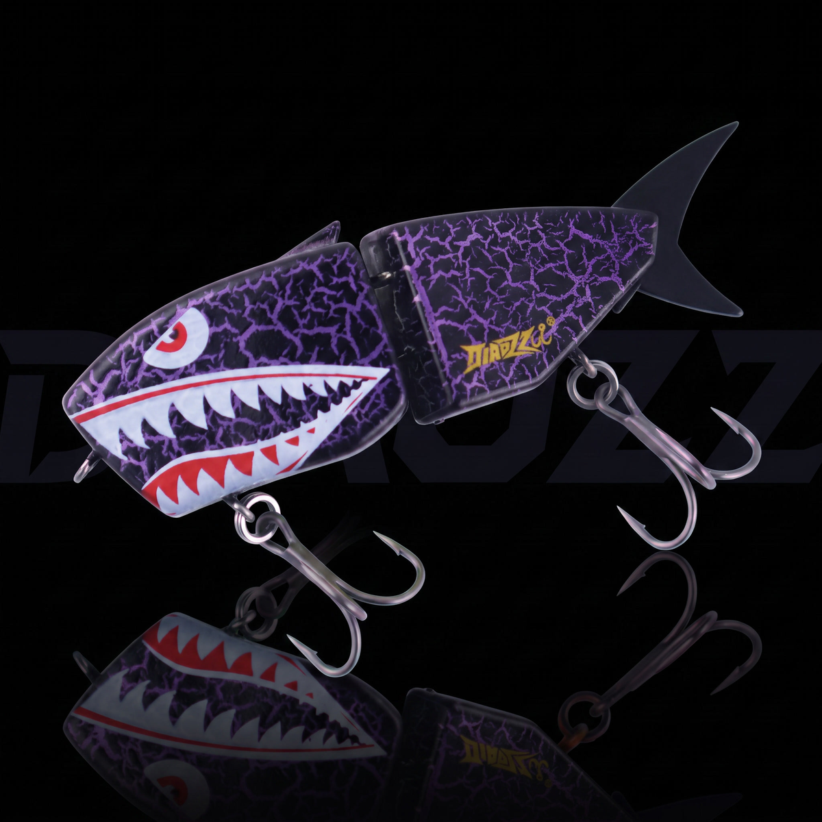 Pig Shark Jointed Swimbait — Sinking 2-Section Fishing Lure | Mustad Hooks