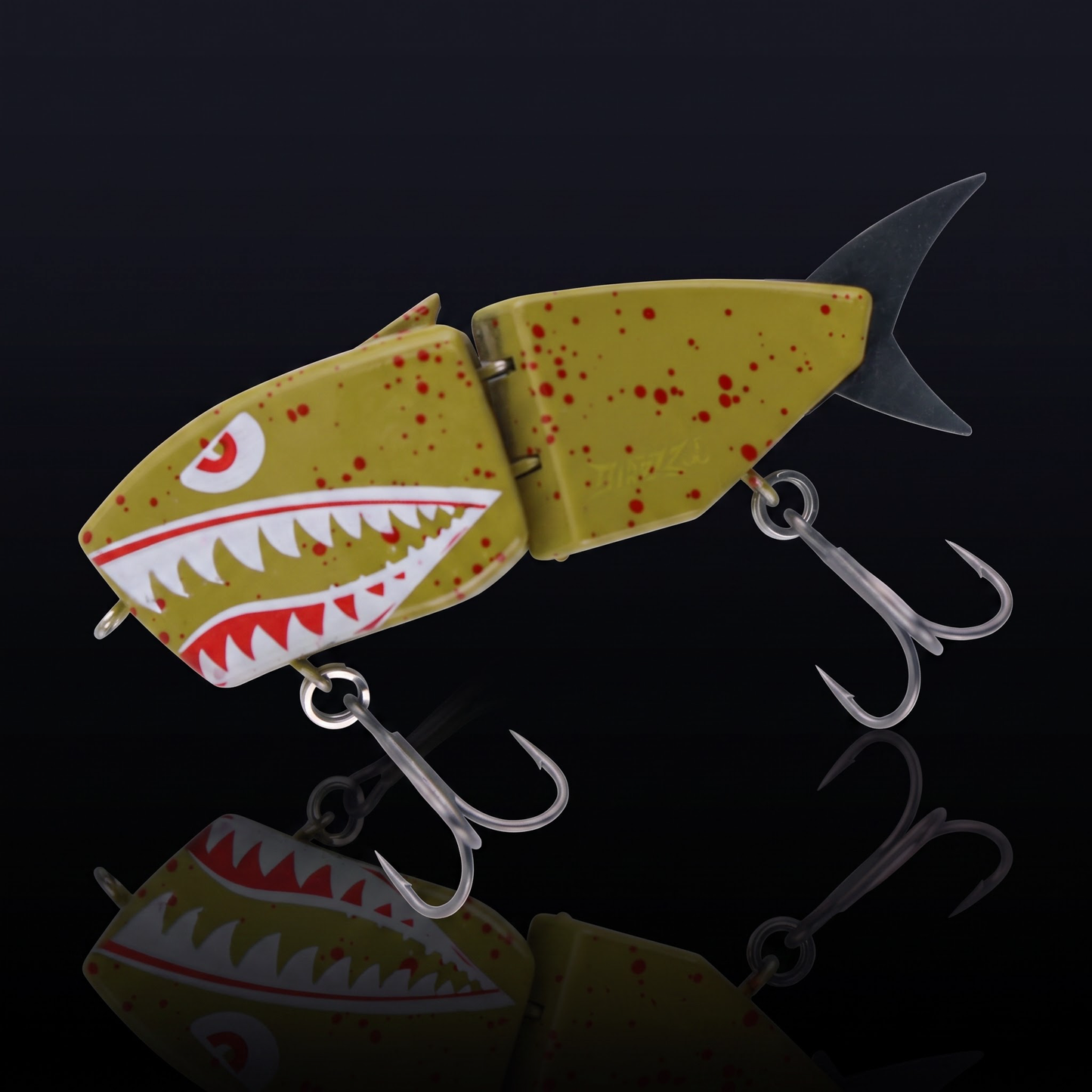 Pig Shark Jointed Swimbait — Sinking 2-Section Fishing Lure | Mustad Hooks