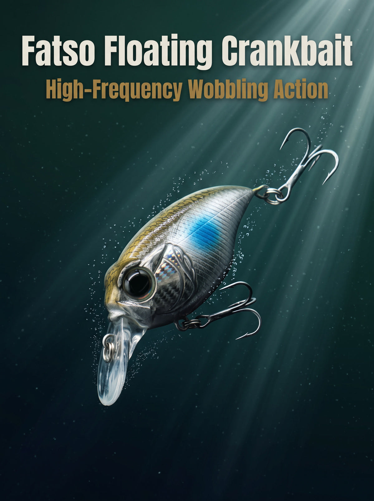 Fatso Floating Crankbait Minnow - 5g/8g S-Curve Wobbler