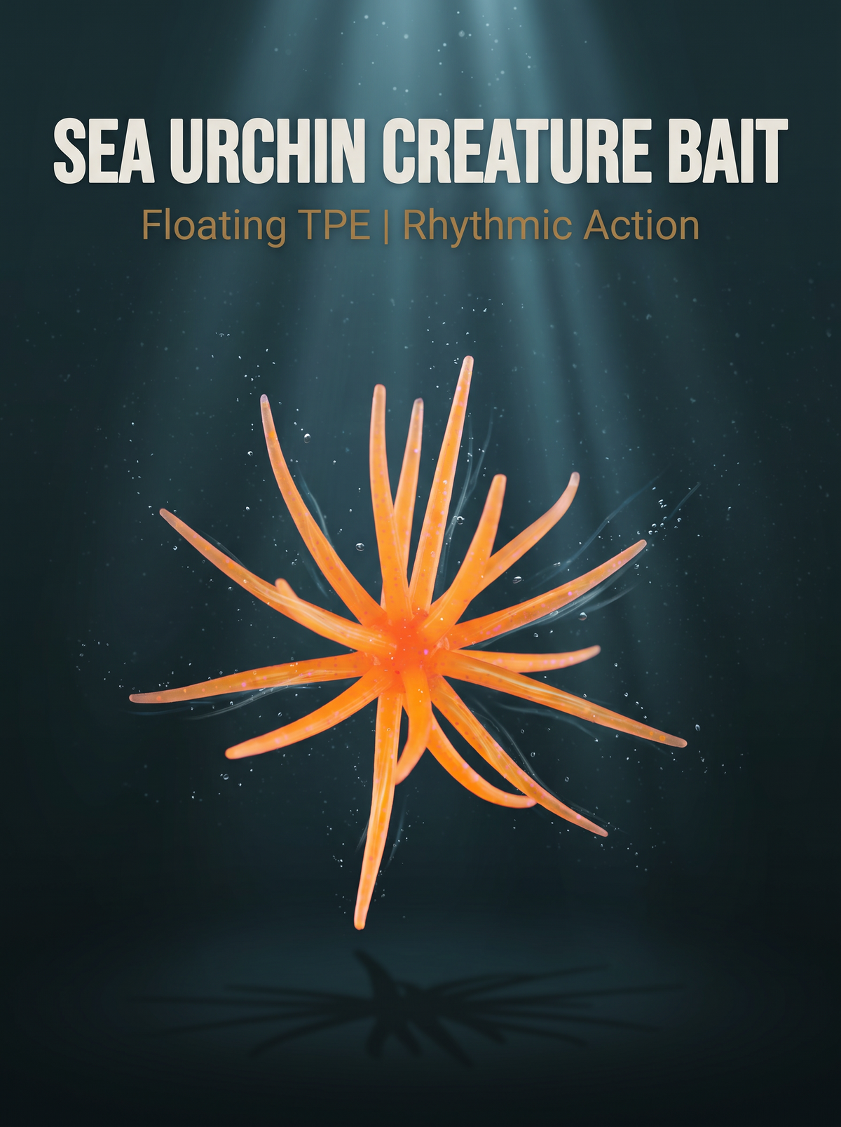 Sea Urchin Floating Creature Bait | TPE Soft Lure | 2 Sizes