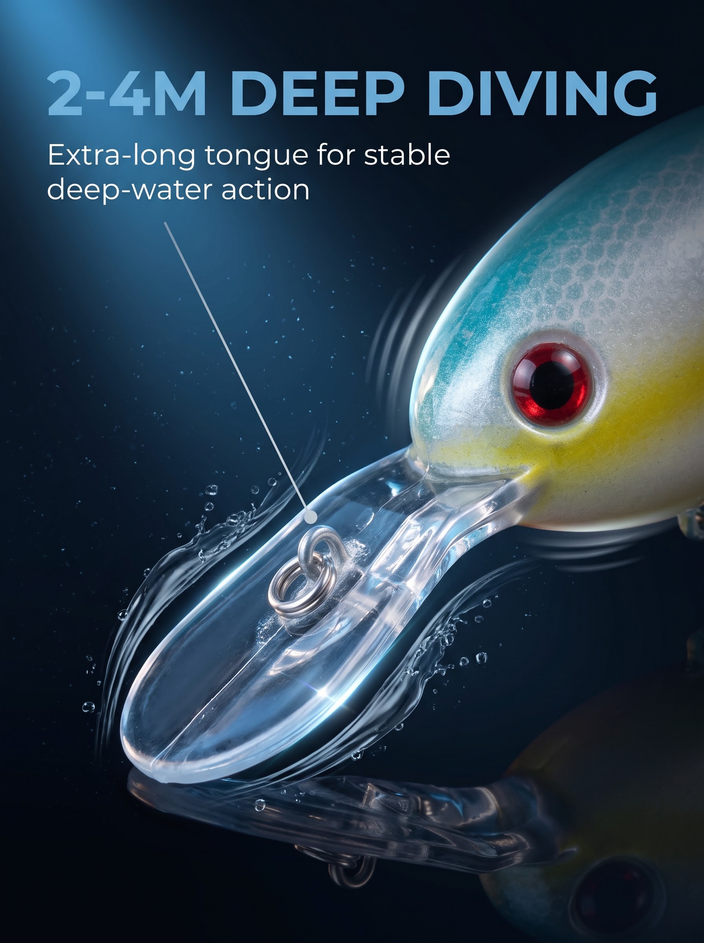 Deep Diving Crankbait CB031 - 10cm 14g Long Cast Hard Bait