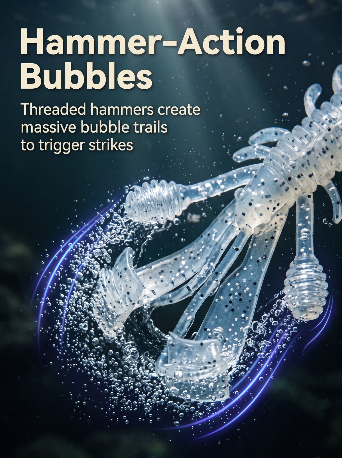 BobShrimp Floating Crayfish Soft Bait 6pc - Ned Rig Drop Shot Shrimp Lure