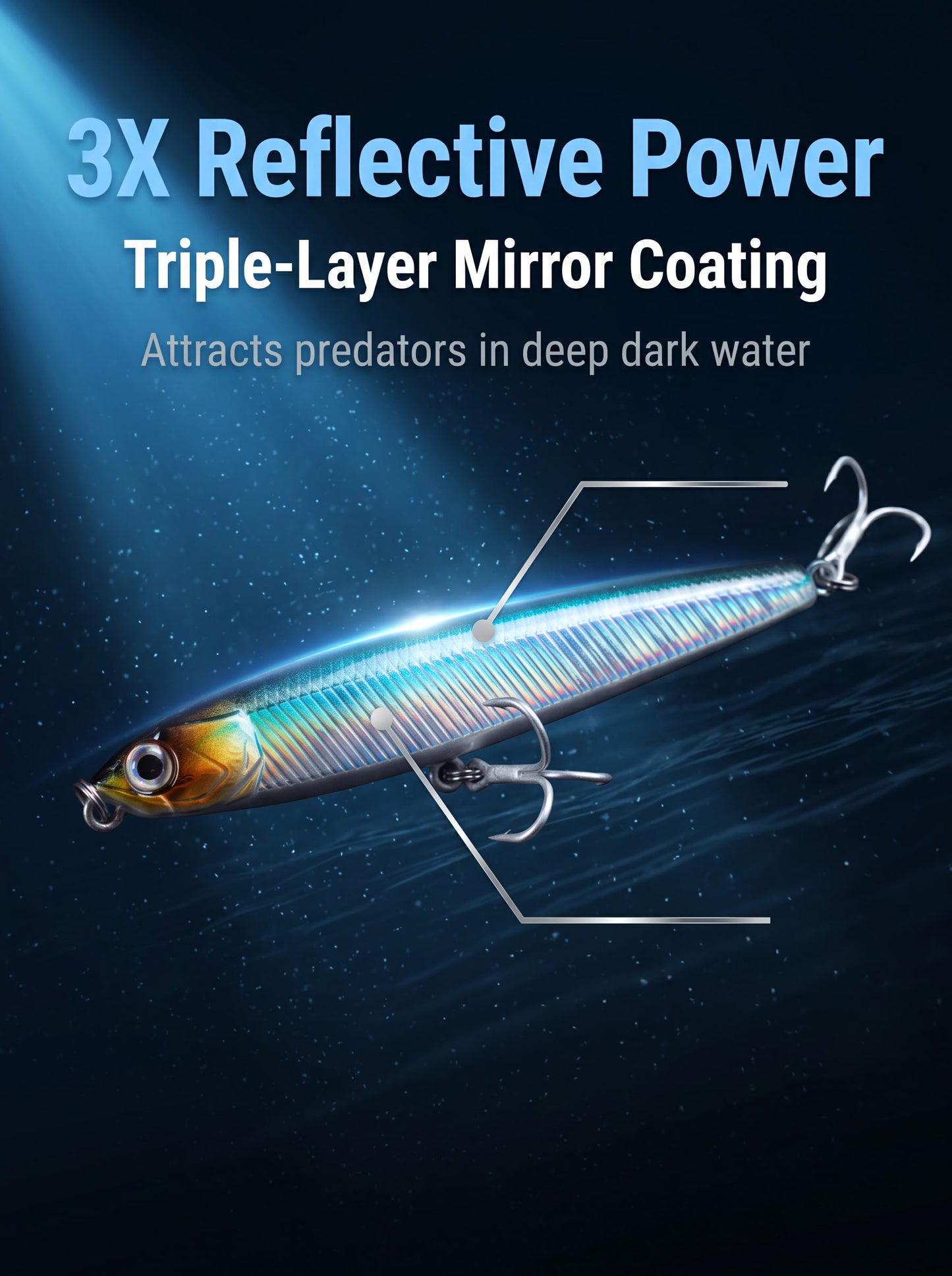 Sinking Pencil - 100m Long Cast Wobbling Bait 10g-24g