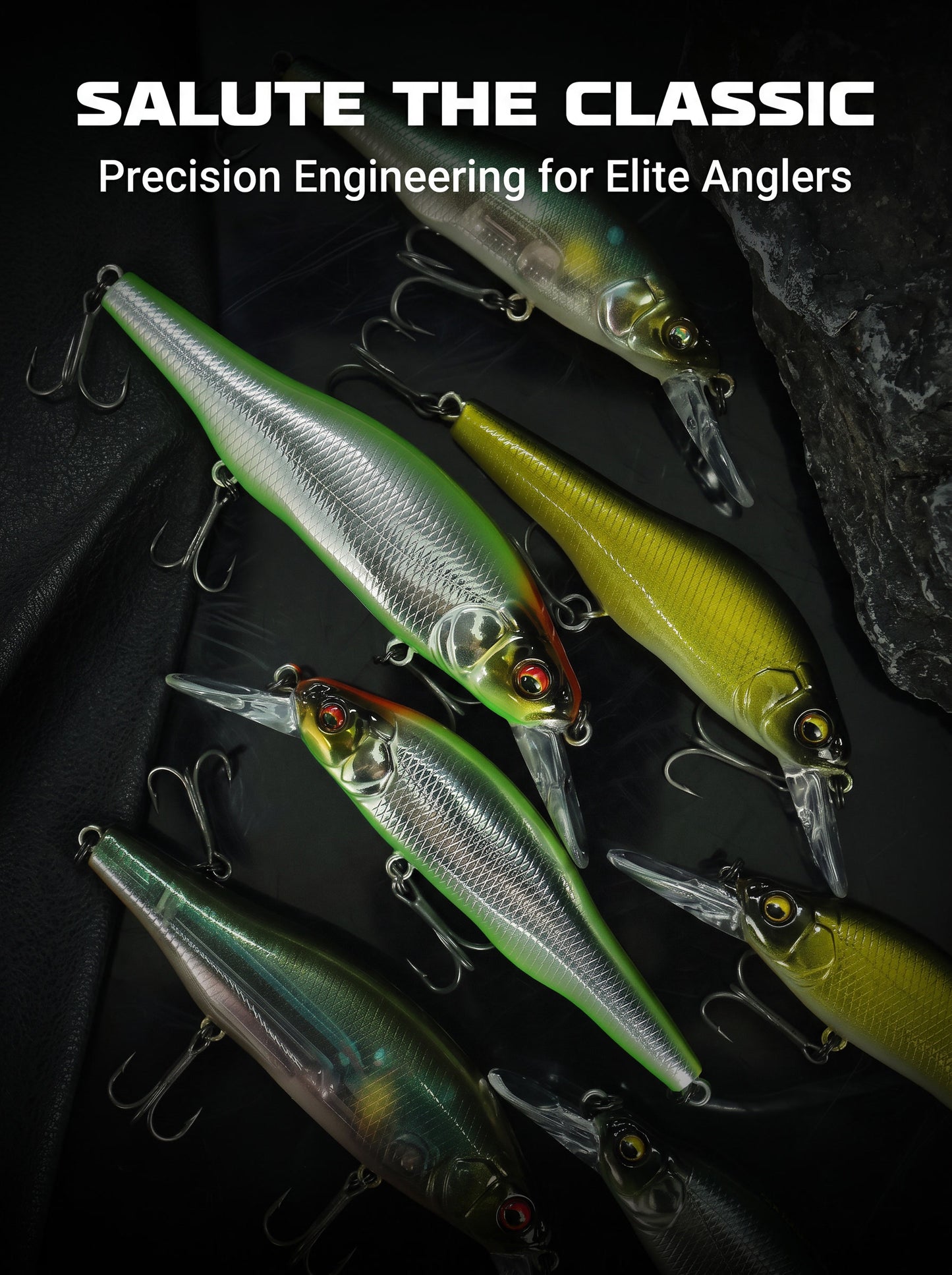 Suspending & Floating Minnow Lure - Long Casting Jerkbait Weight Transfer System