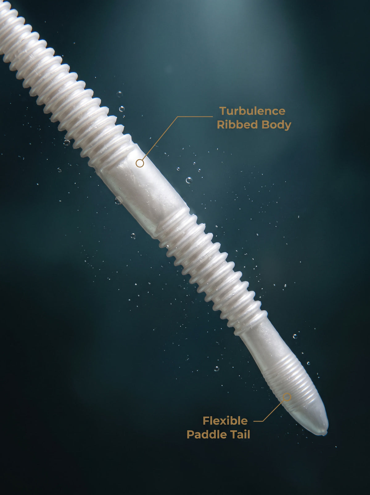 QianChu Noodle Worm — Salted Scented Soft Stick Bait | 10pc/pack