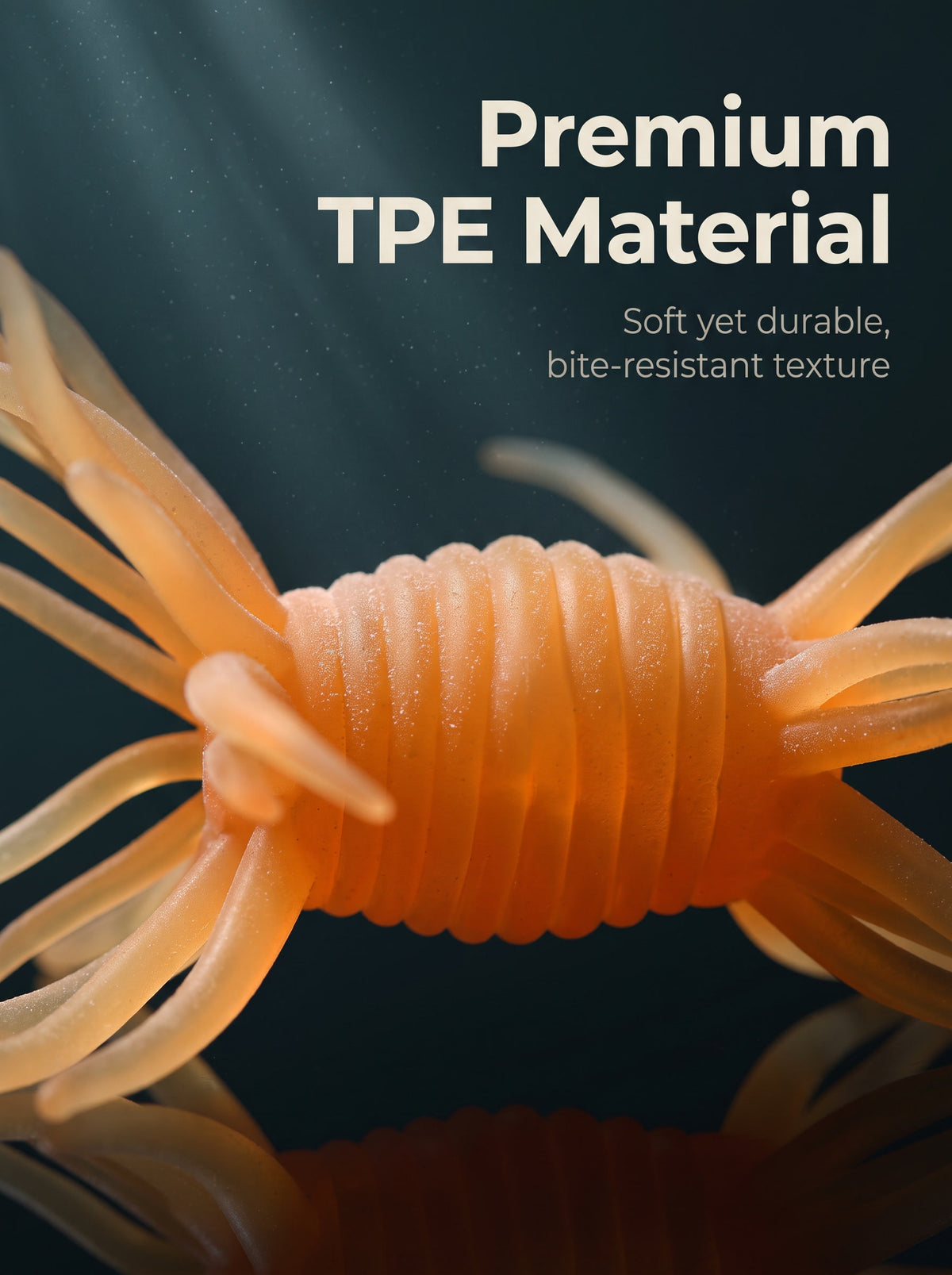 Tentacle Monster Dual-Tentacle Soft Bait | 4pc/pack | Lemon Scent + Amino Acid