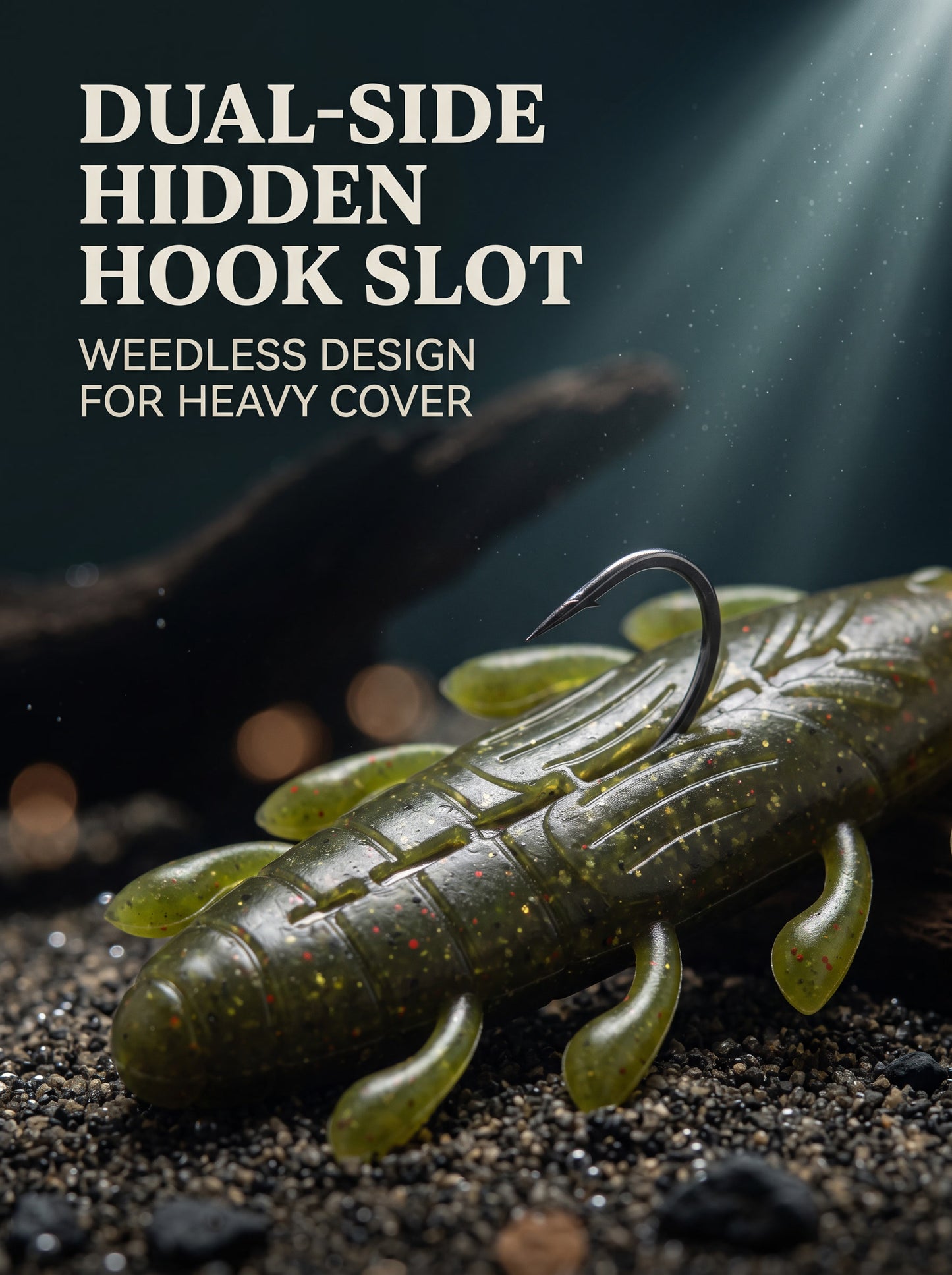 Cicada Multi-Leg Creature Bait — Salted Sinking Soft Plastic | 3 Sizes