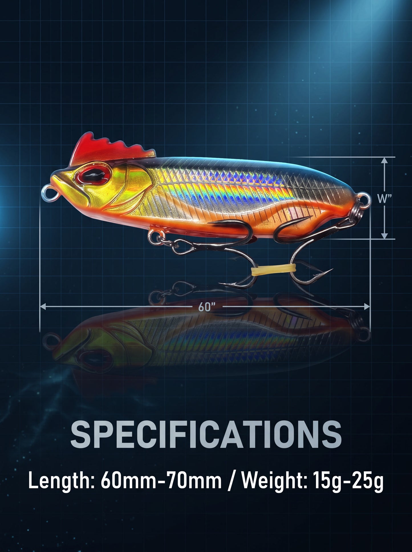 Sinking Pencil - Long Cast Wobbling Bait 15g-25g