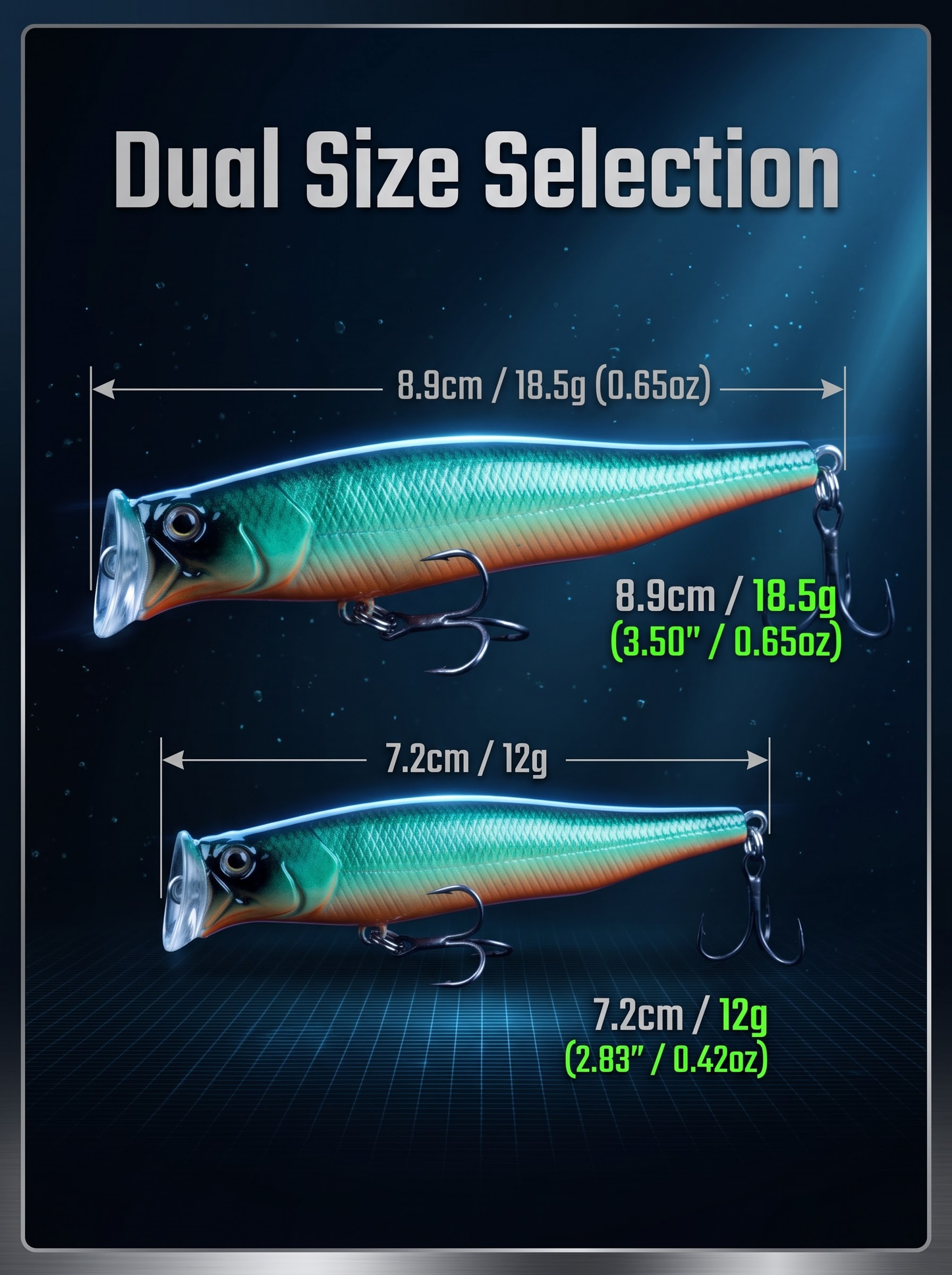 Sinking Pencil 10056 - Choking Minnow Hard Bait 12g/18.5g