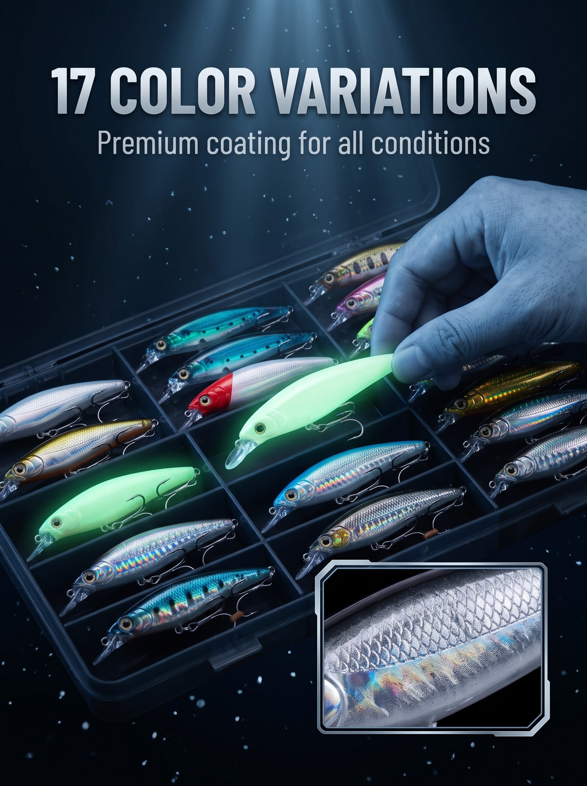Sinking Pencil AC10004 - Long Cast Hard Bait 5.5g/14g