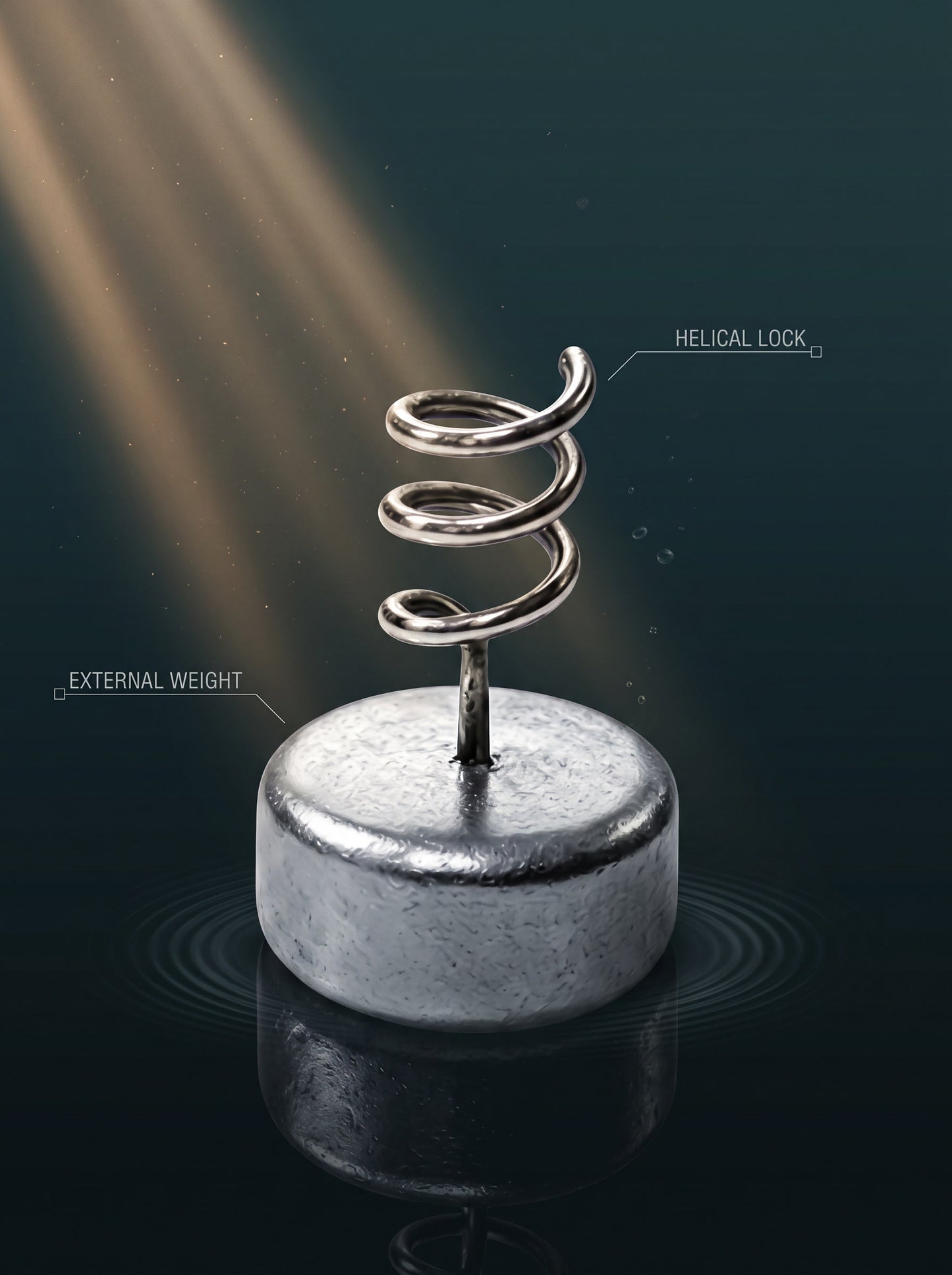 Alloy Spring Insert Weight — Screw-Lock Neko & Ned Rig Weight | 10pc