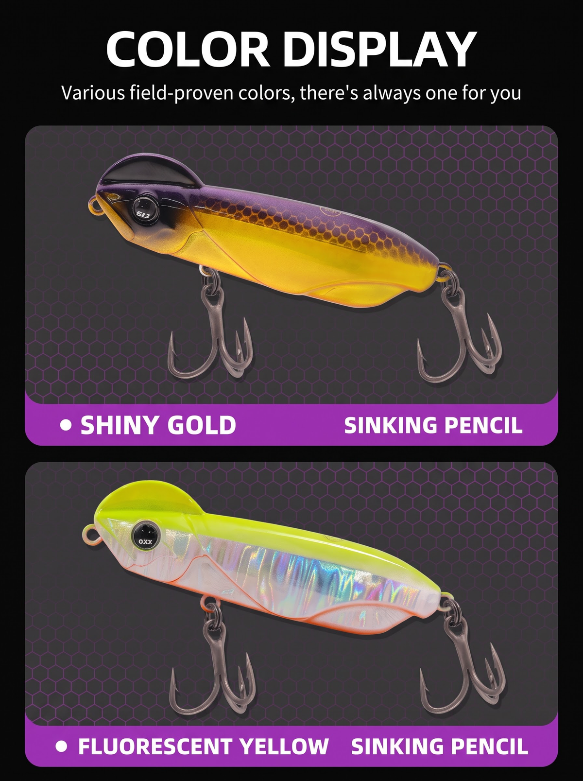 Rattle Sinking Pencil - Noise Rattle Sinking Pencil Hard Bait