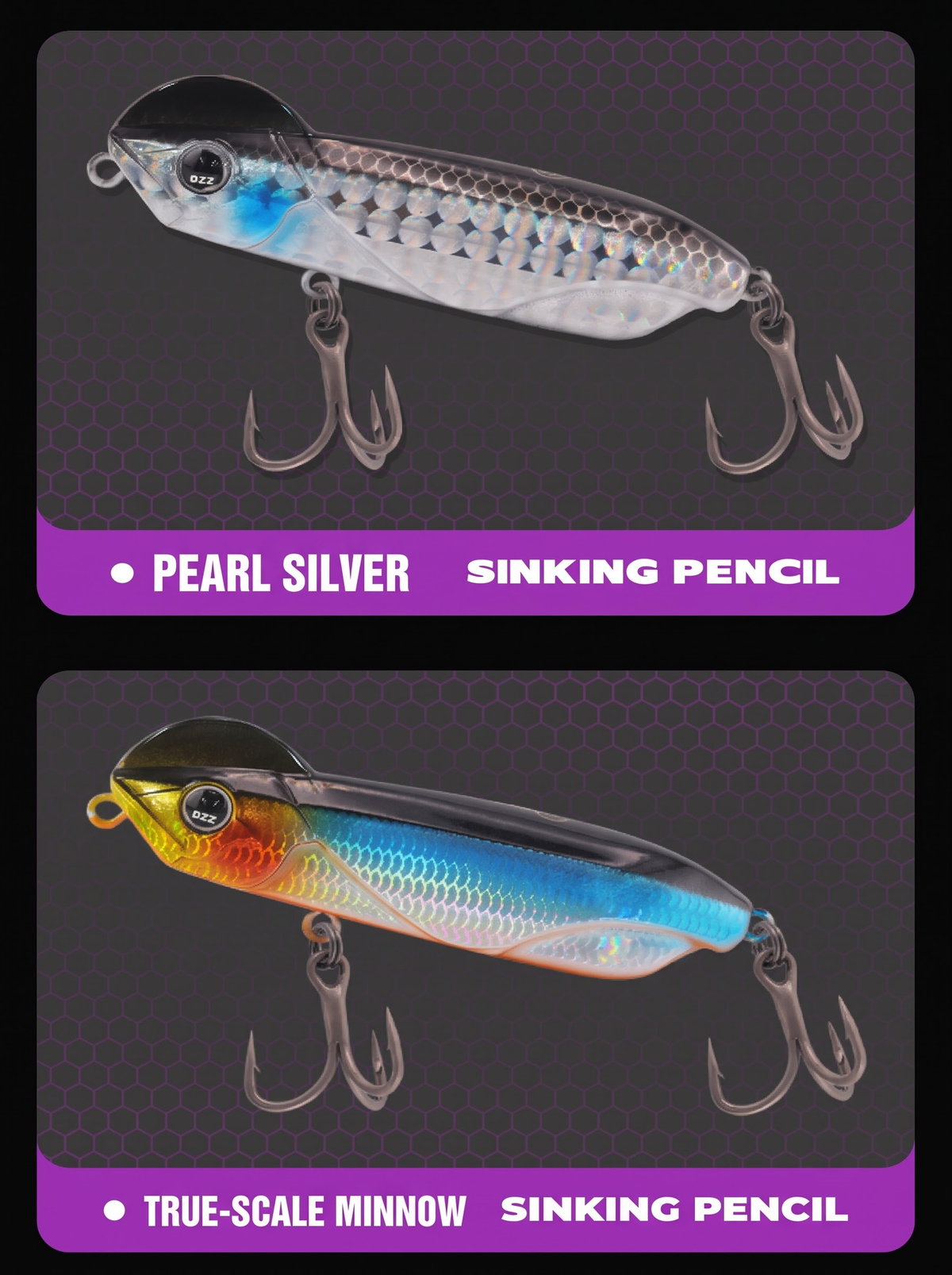 Rattle Sinking Pencil - Noise Rattle Sinking Pencil Hard Bait