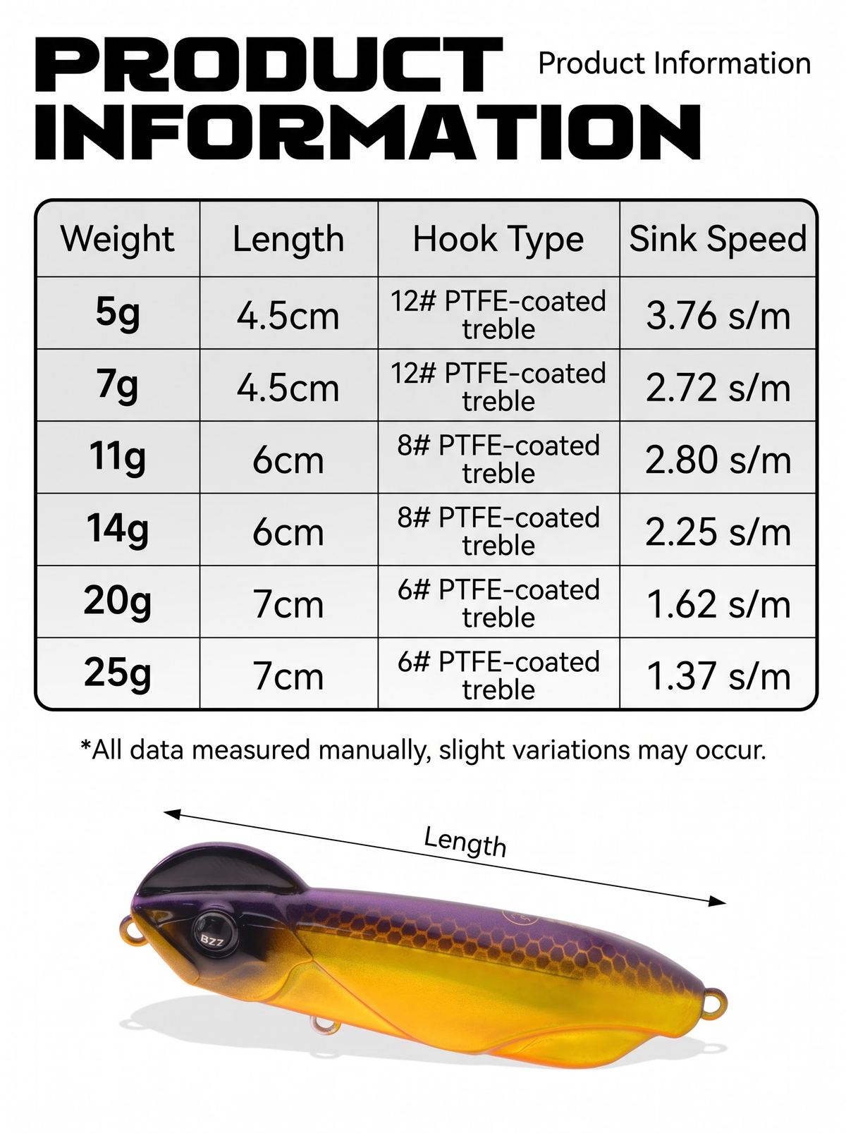 Rattle Sinking Pencil - Noise Rattle Sinking Pencil Hard Bait