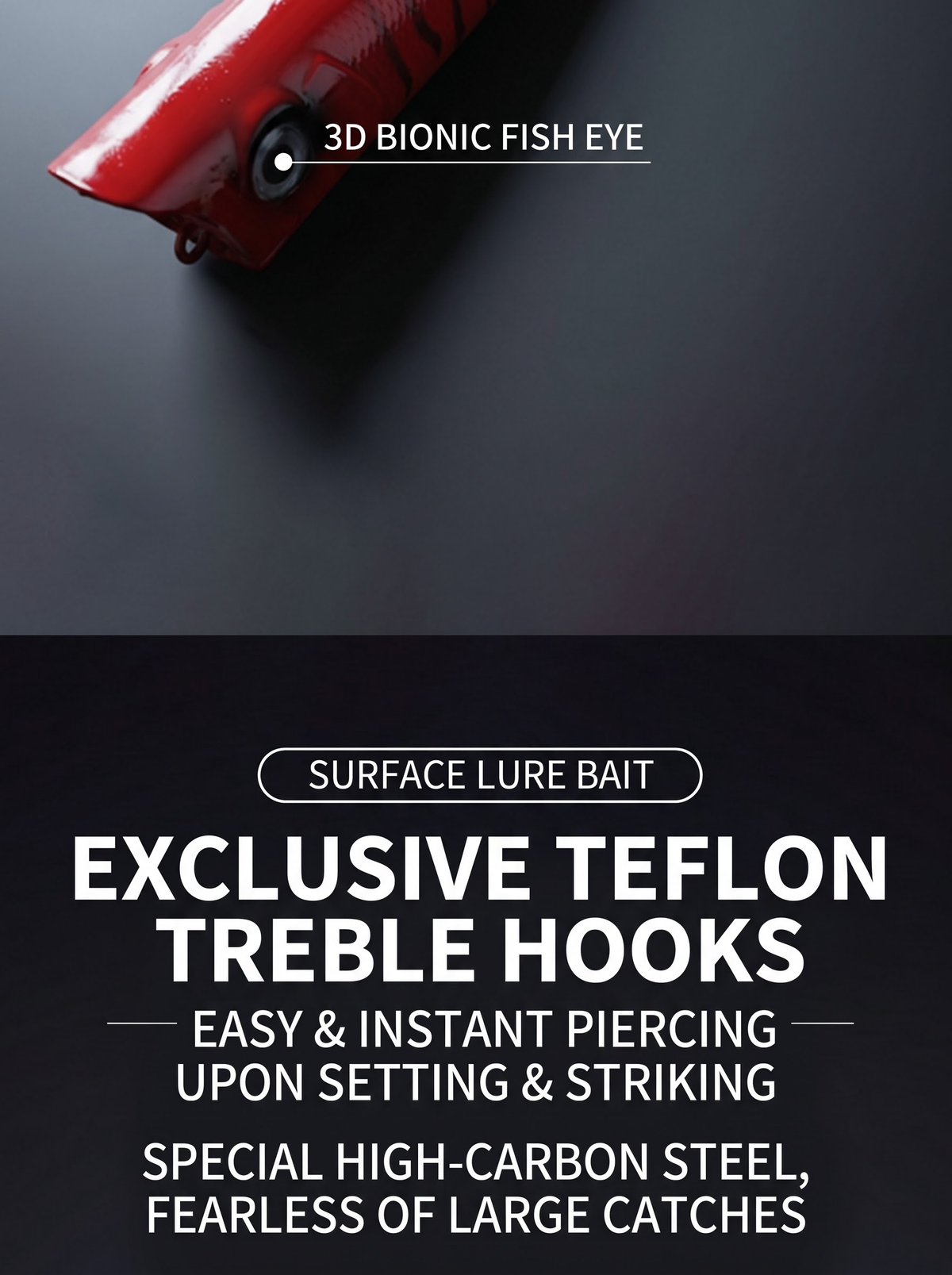 Water Spray Popper Lure | Topwater Fishing Lure for Bass & Pike